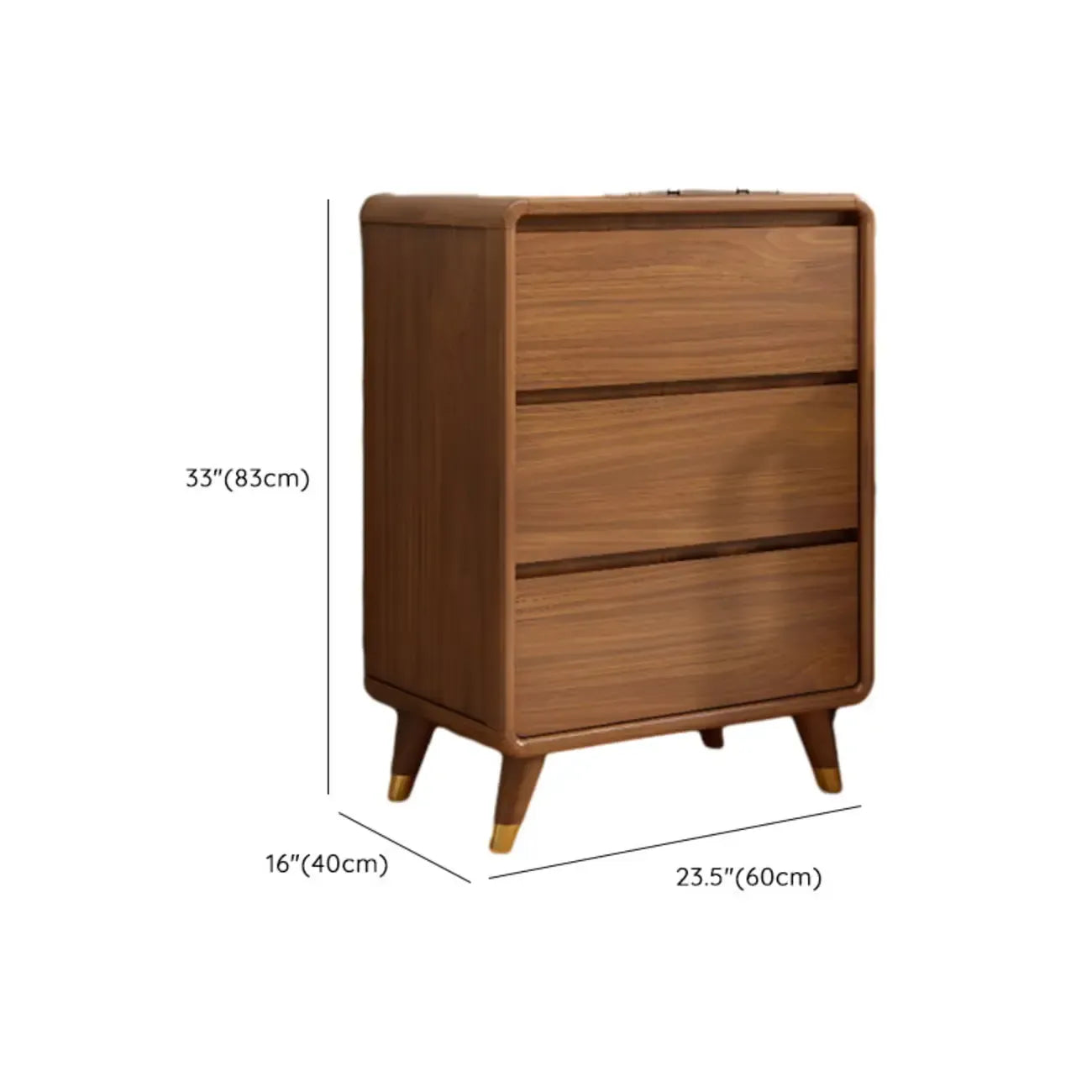 Cube Brown Wooden Console Chest in 8-Drawer