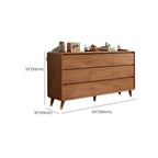 Cube Brown Wooden Console Chest in 8-Drawer