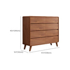 Cube Brown Wooden Console Chest in 8-Drawer