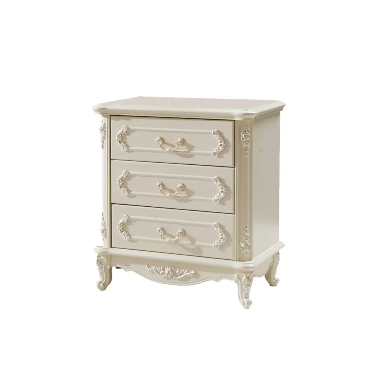 Nordic Wooden Narrow Single 3-Drawer Dresser
