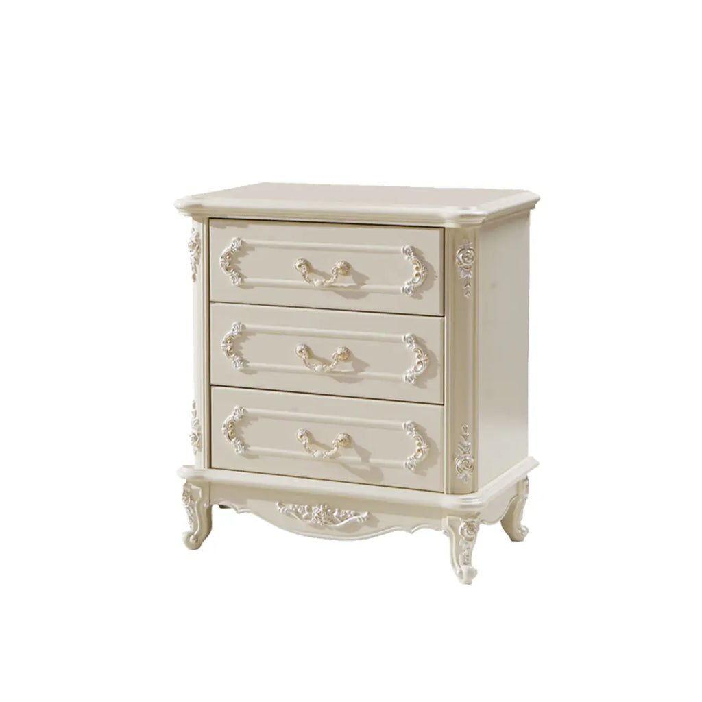 Nordic Wooden Narrow Single 3-Drawer Dresser