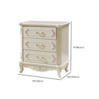 Nordic Wooden Narrow Single 3-Drawer Dresser
