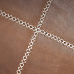 Faux Leather Upholstered Rocking Chair Stylish 2 Seat for Indoor