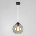 Modern Single Glass Globe Pendant Light for Residential Use