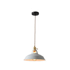 Macaron Iron Dome Pendant Lamp with Hardwired