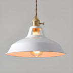 Macaron Iron Dome Pendant Lamp with Hardwired