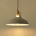 Macaron Iron Dome Pendant Lamp with Hardwired