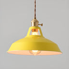 Macaron Iron Dome Pendant Lamp with Hardwired