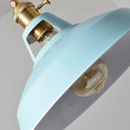 Macaron Iron Dome Pendant Lamp with Hardwired