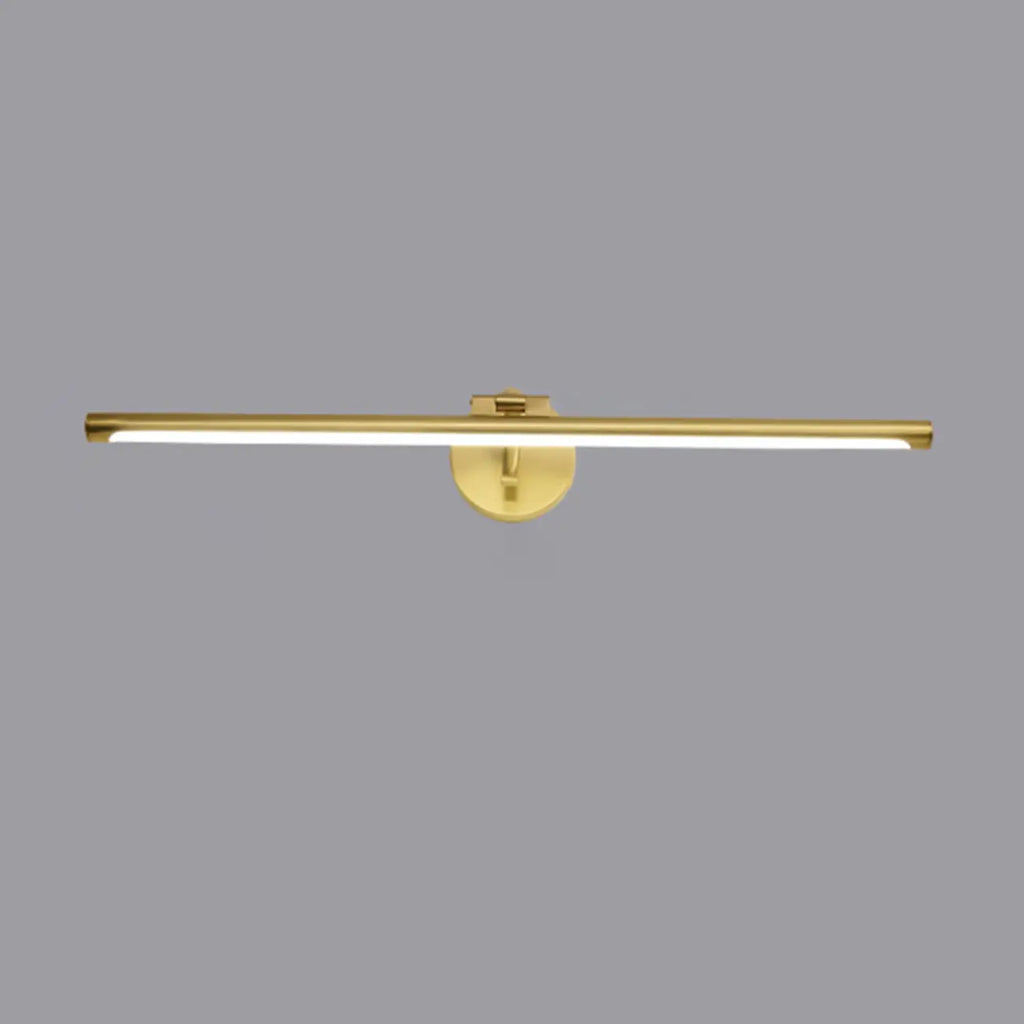 Arched Modern Gold Linear LED Vanity Light