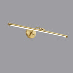 Arched Modern Gold Linear LED Vanity Light