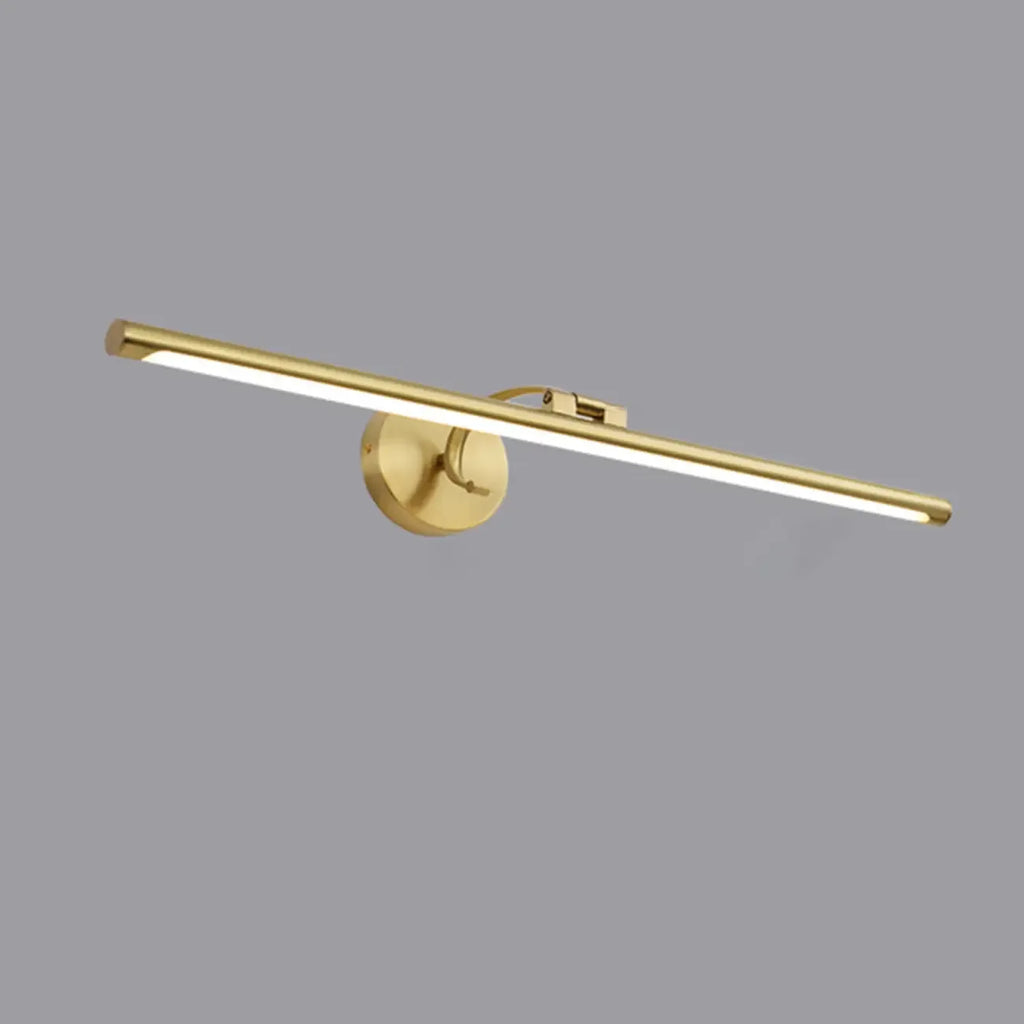 Arched Modern Gold Linear LED Vanity Light