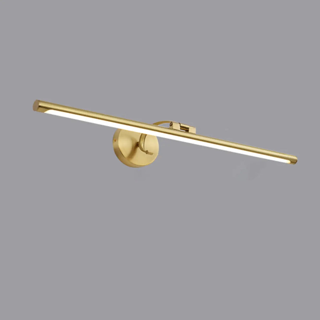 Arched Modern Gold Linear LED Vanity Light