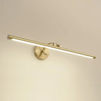 Arched Modern Gold Linear LED Vanity Light