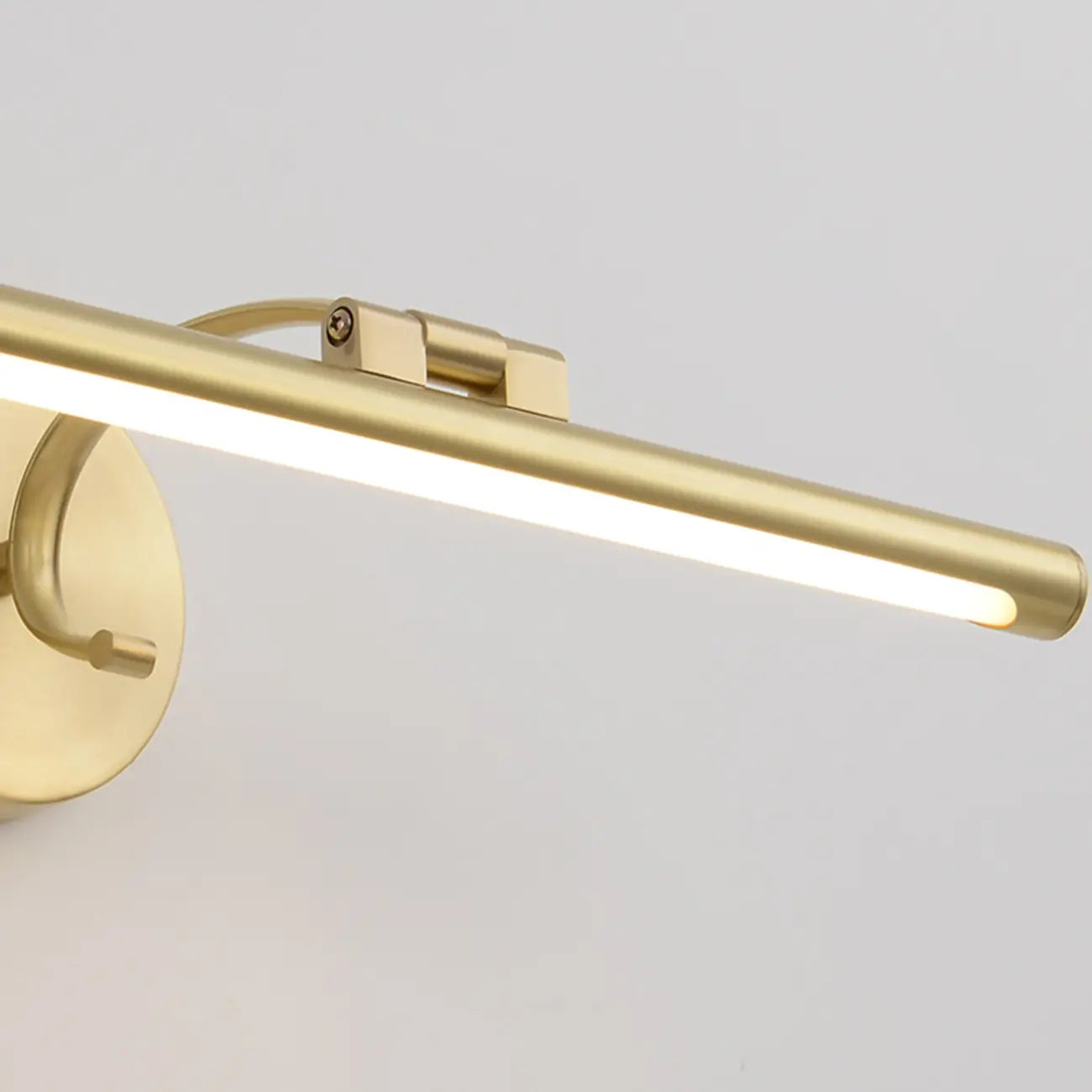 Arched Modern Gold Linear LED Vanity Light