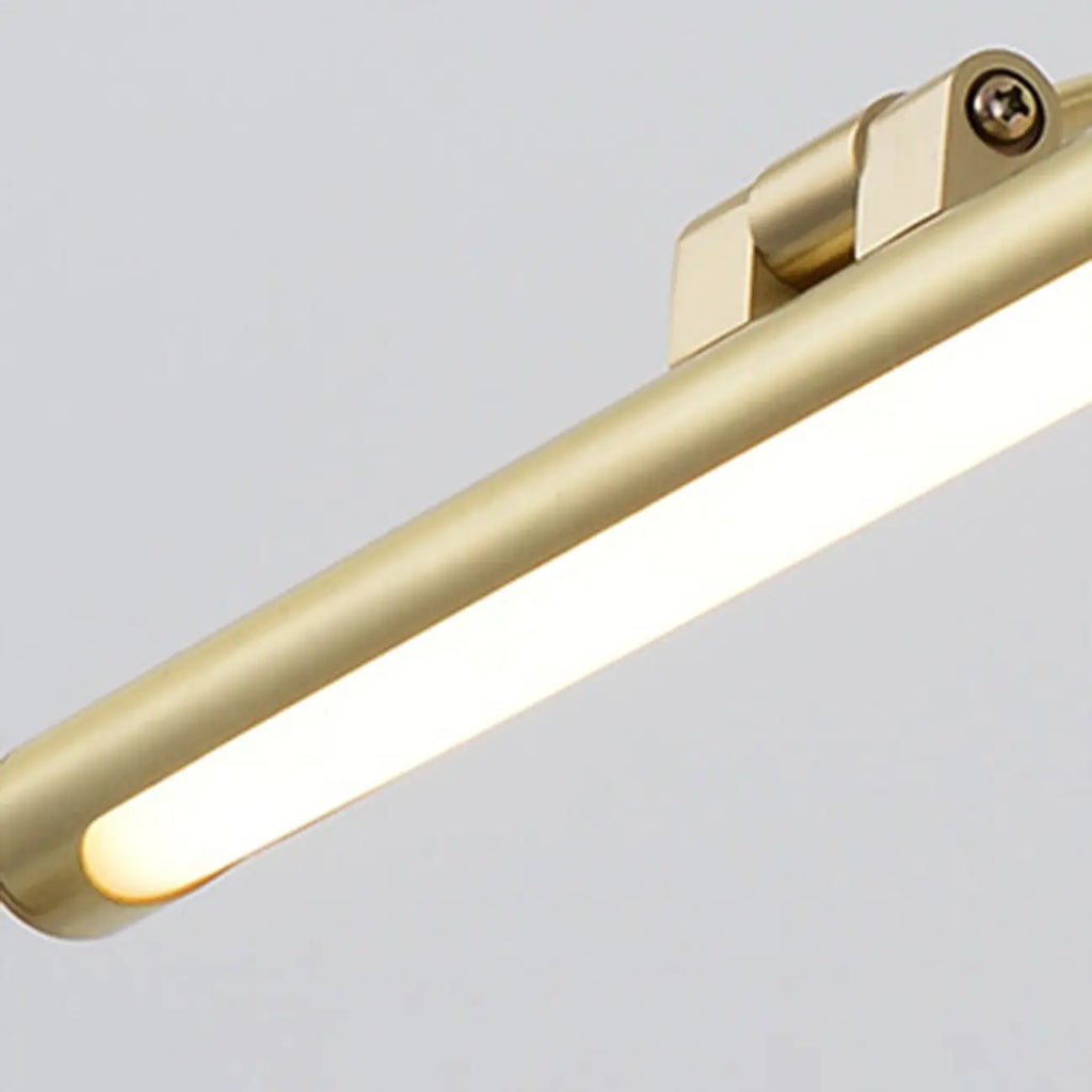 Arched Modern Gold Linear LED Vanity Light