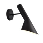 Minimalist Metal Black Cone Wall Light for Home