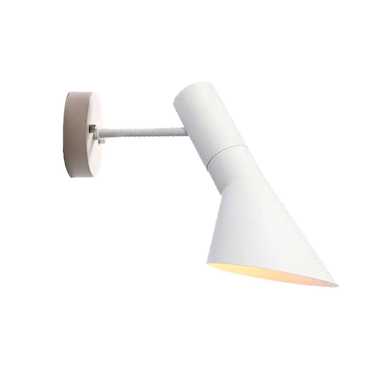 Minimalist Metal Black Cone Wall Light for Home