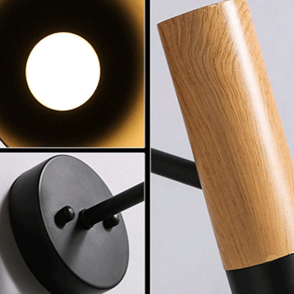 Minimalist Metal Black Cone Wall Light for Home