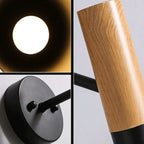 Minimalist Metal Black Cone Wall Light for Home