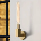 Modern Straight Brass Wall sconce for Elegant Bathroom