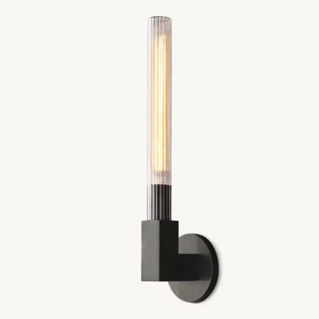 Modern Straight Brass Wall sconce for Elegant Bathroom