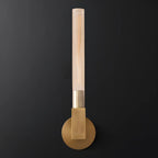 Modern Straight Brass Wall sconce for Elegant Bathroom