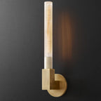 Modern Straight Brass Wall sconce for Elegant Bathroom