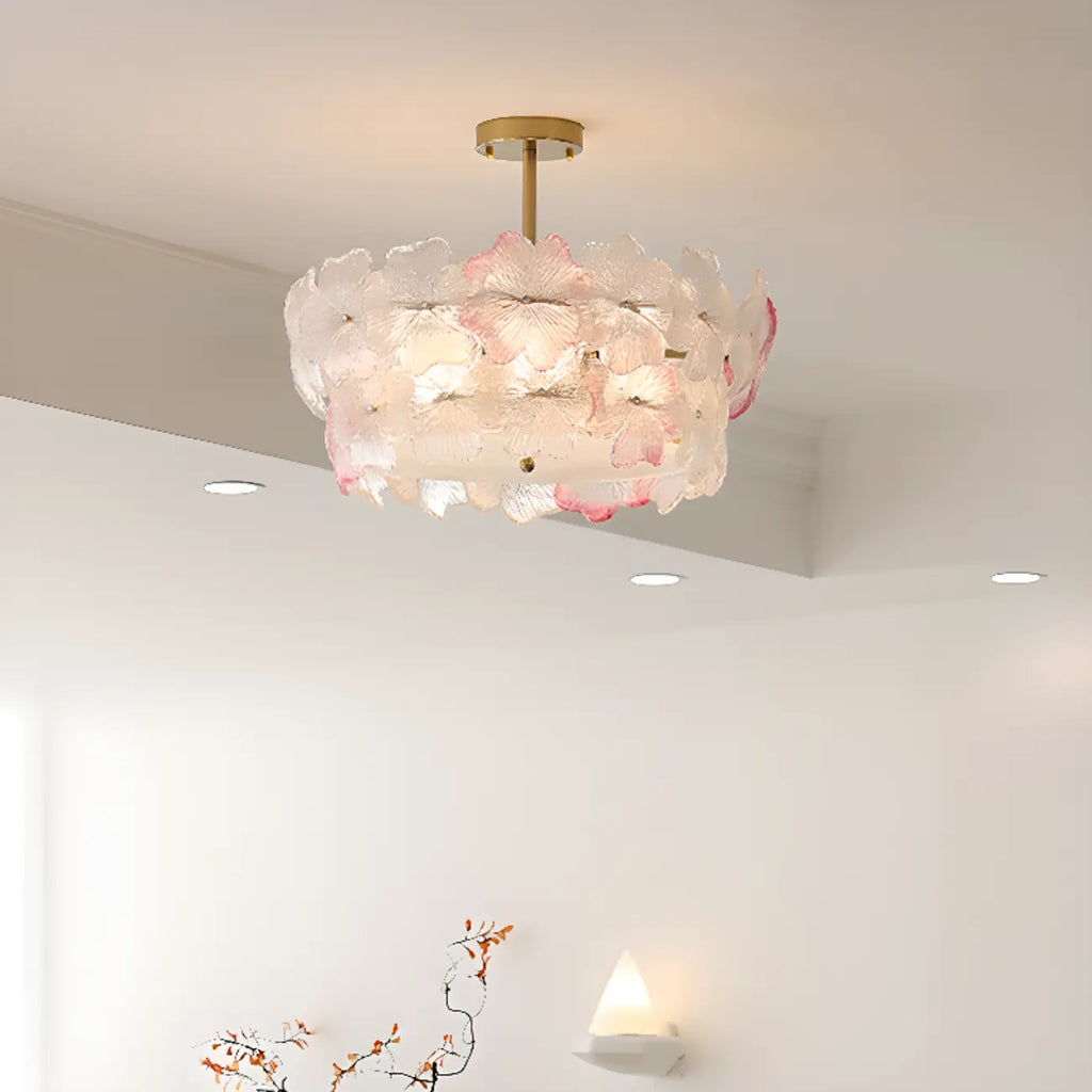Elegant Blossom Ceiling Light for Interior Space Decor