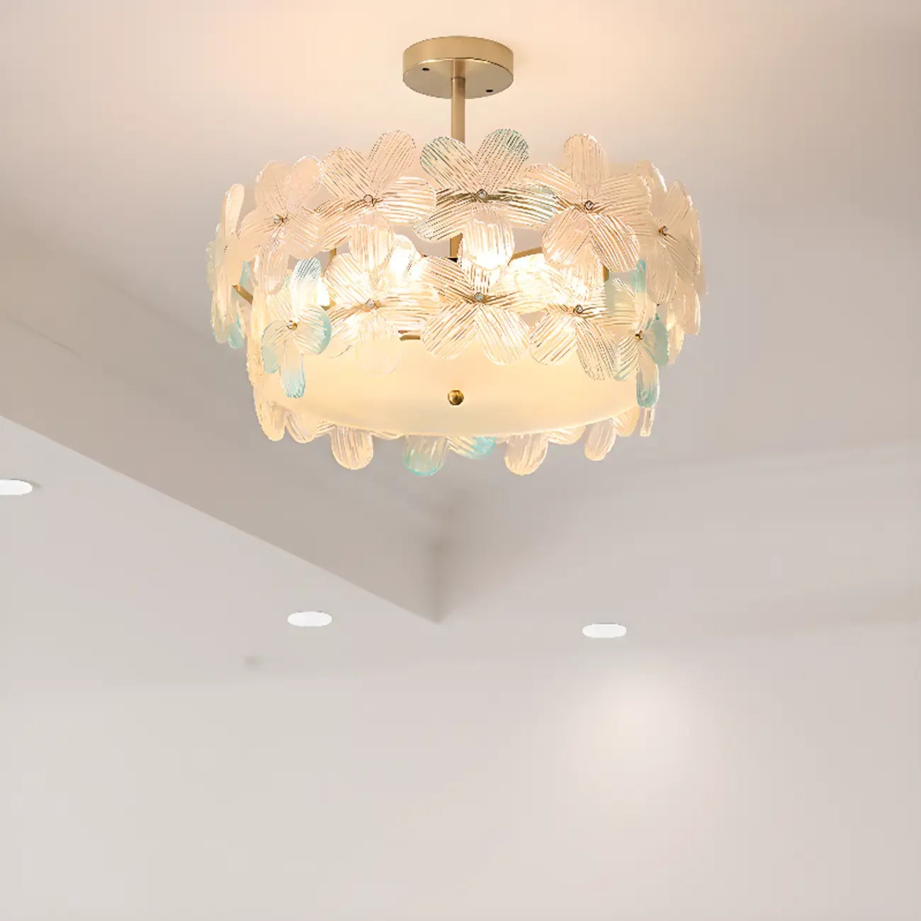 Elegant Blossom Ceiling Light for Interior Space Decor