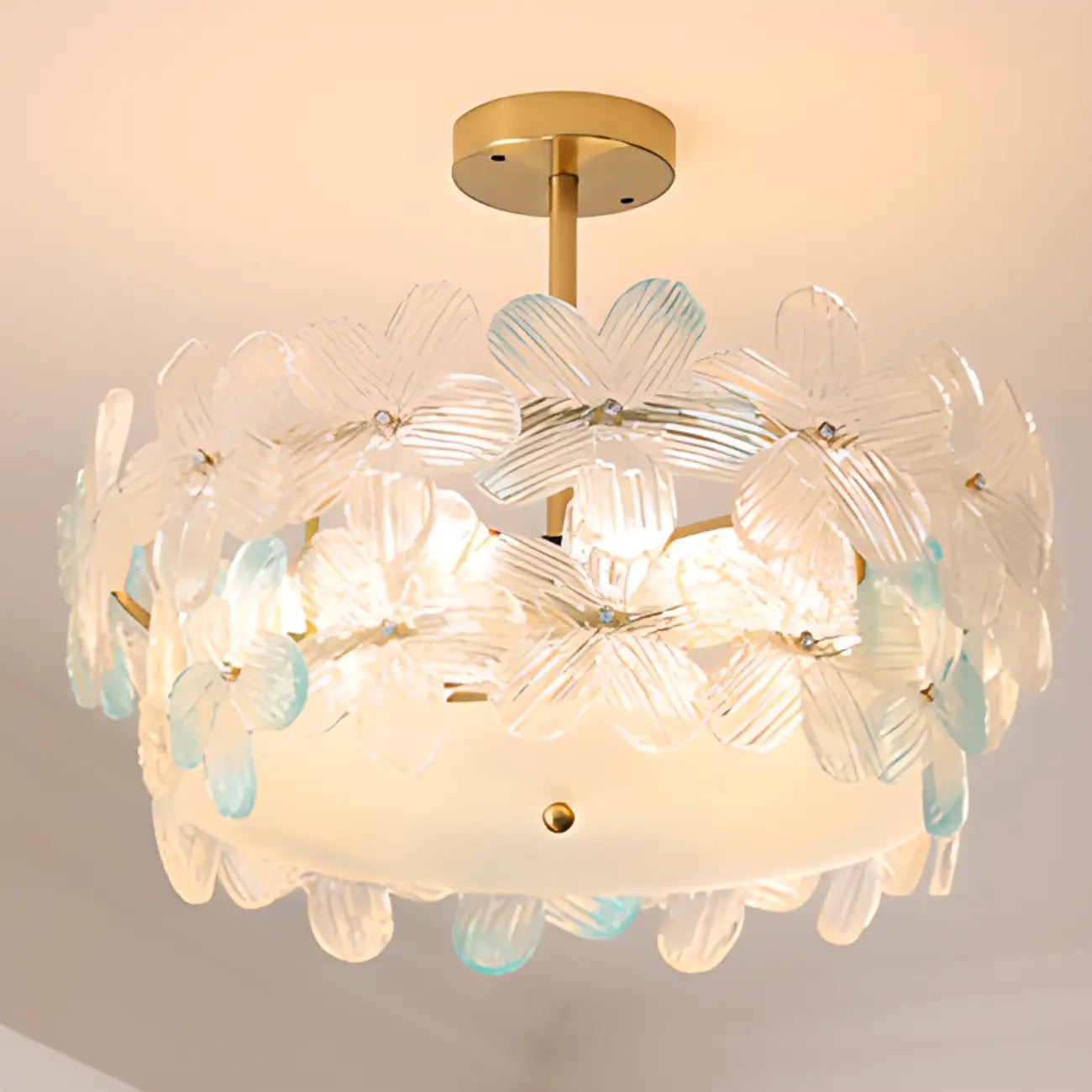 Elegant Blossom Ceiling Light for Interior Space Decor