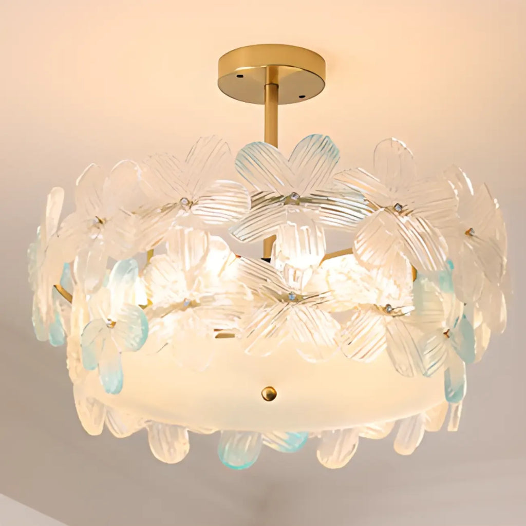 Elegant Blossom Ceiling Light for Interior Space Decor