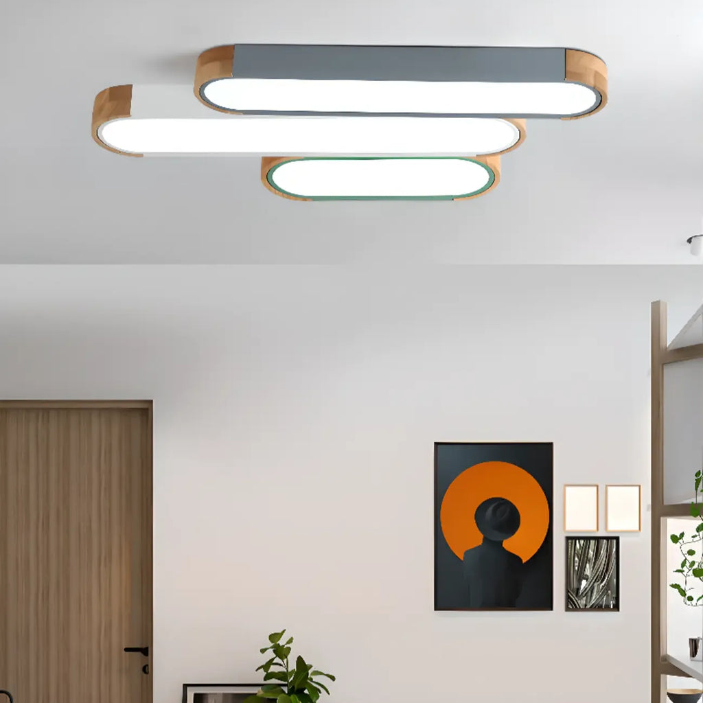 Modern LED Flush Mount Ceiling Light for Residential Spaces