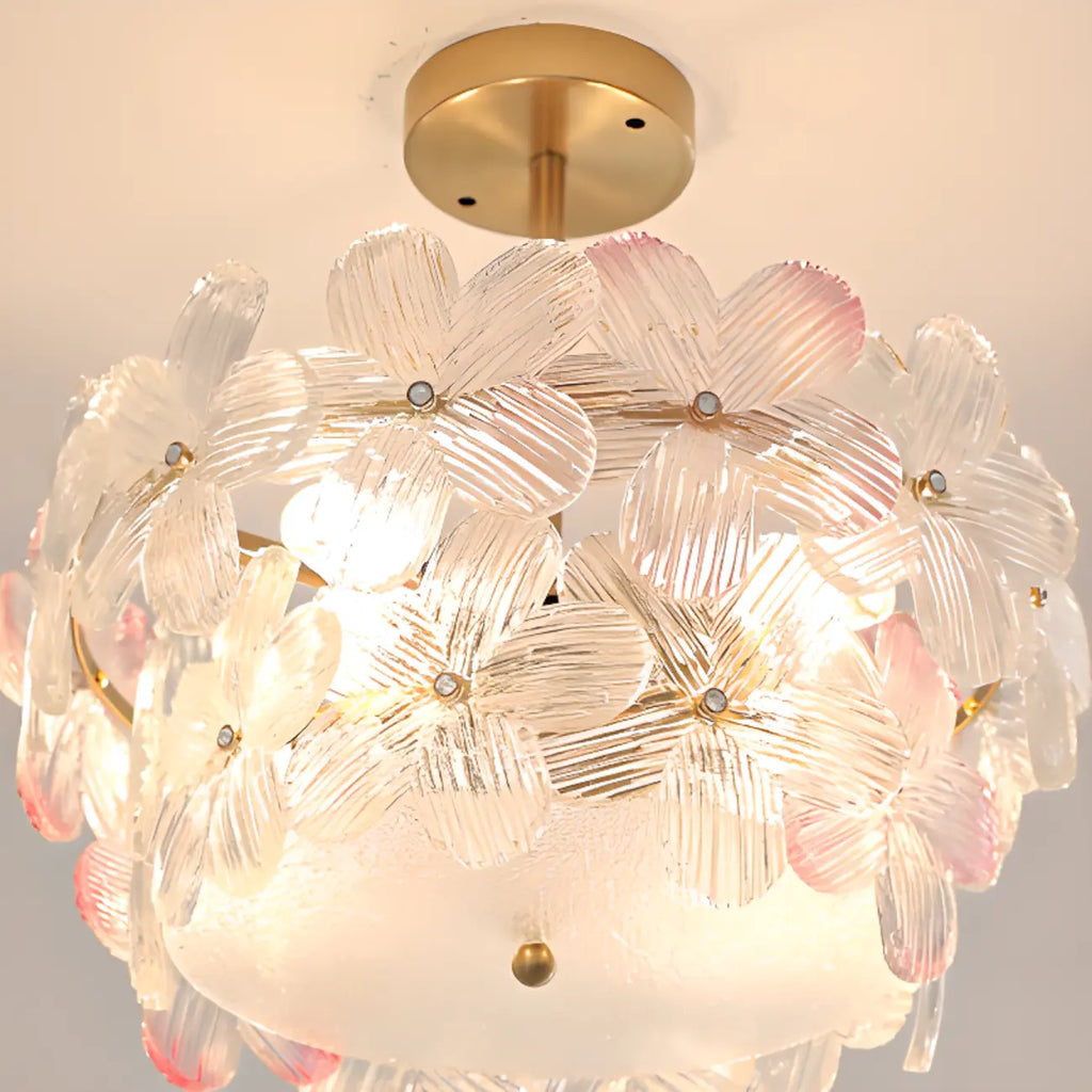 Elegant Blossom Ceiling Light for Interior Space Decor