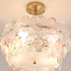 Elegant Blossom Ceiling Light for Interior Space Decor