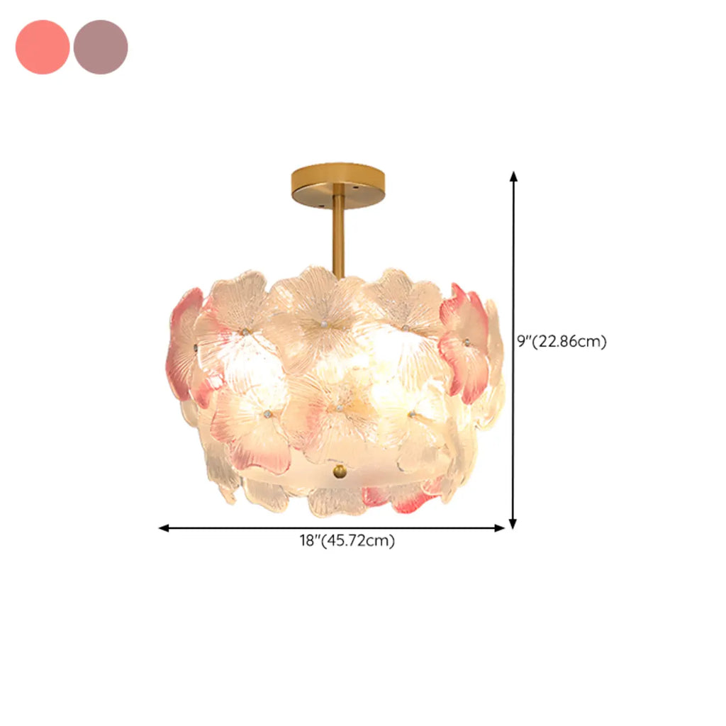Elegant Blossom Ceiling Light for Interior Space Decor