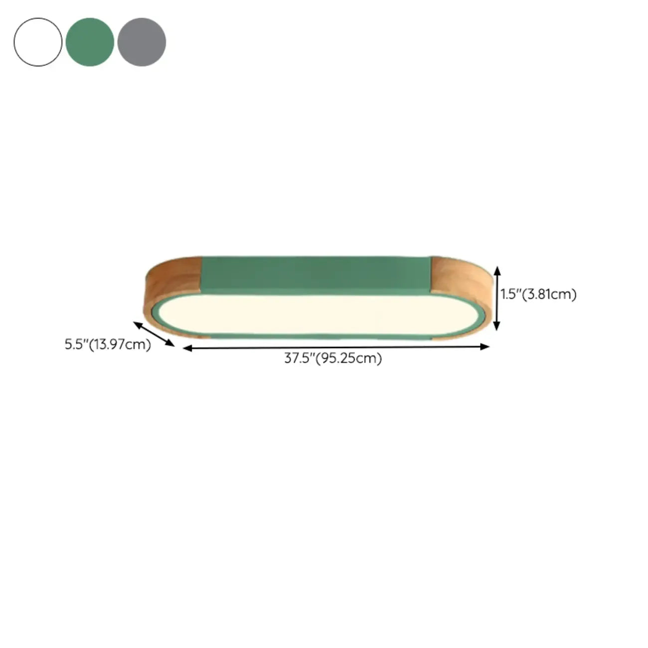 Modern LED Flush Mount Ceiling Light for Residential Spaces