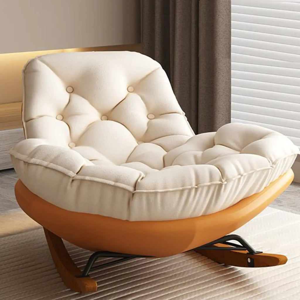 Modern Upholstered Rocking Chair for Stylish Living Rooms