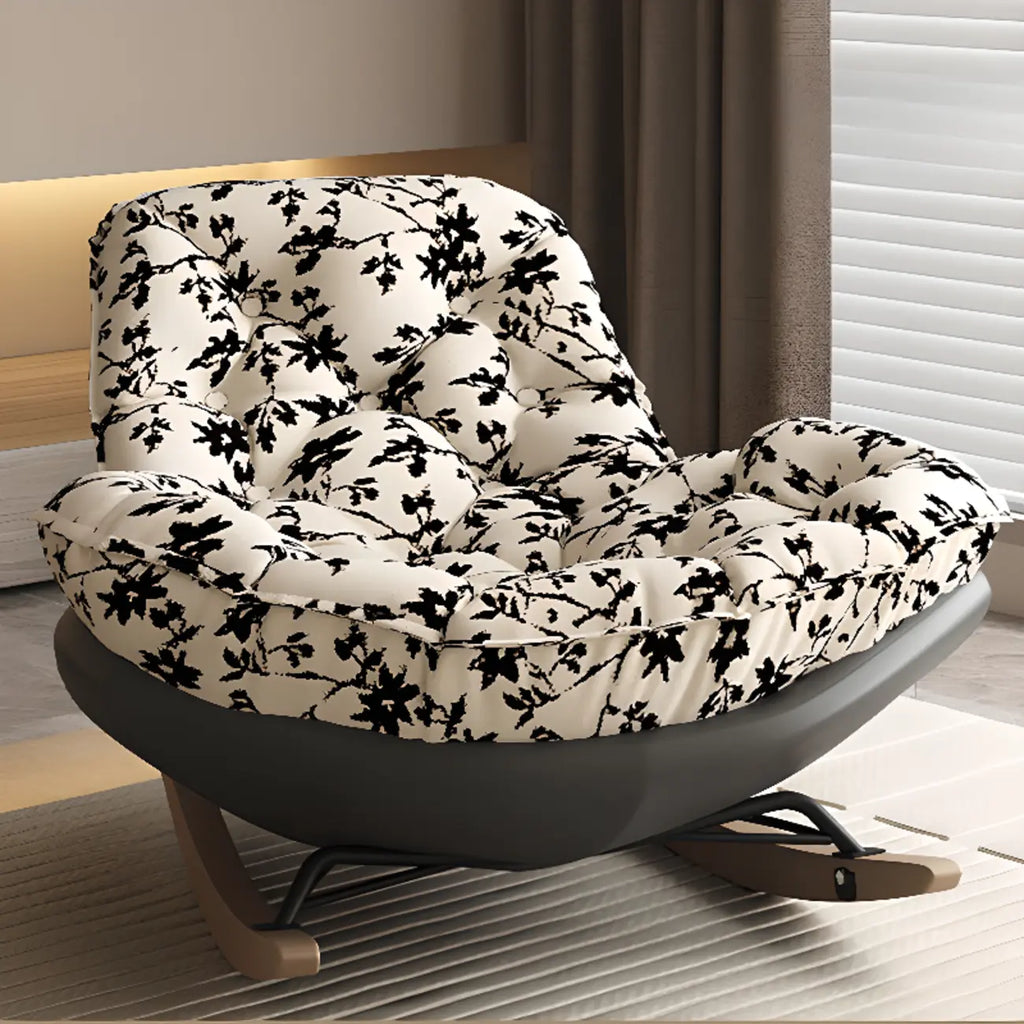 Modern Upholstered Rocking Chair for Stylish Living Rooms