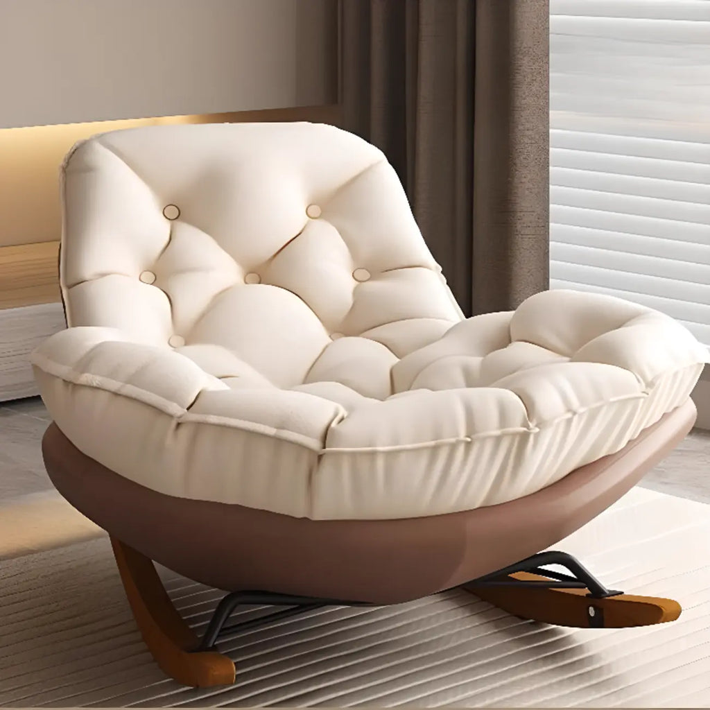 Modern Upholstered Rocking Chair for Stylish Living Rooms
