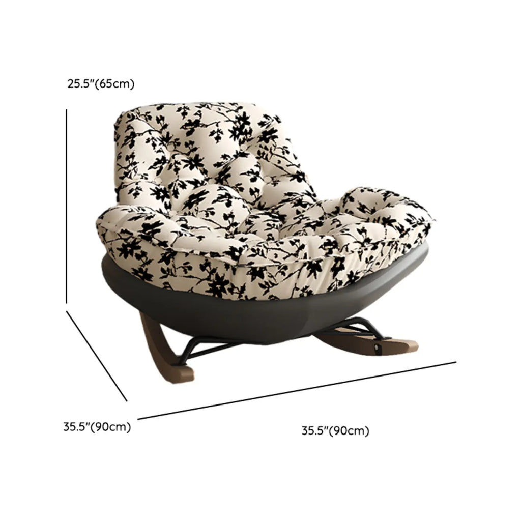Modern Upholstered Rocking Chair for Stylish Living Rooms