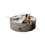 Abstract Modern Metal Mirror Coffee Table