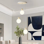 Designer Moon Round Cluster Pendant Light with Beaded Detail for Home Decor