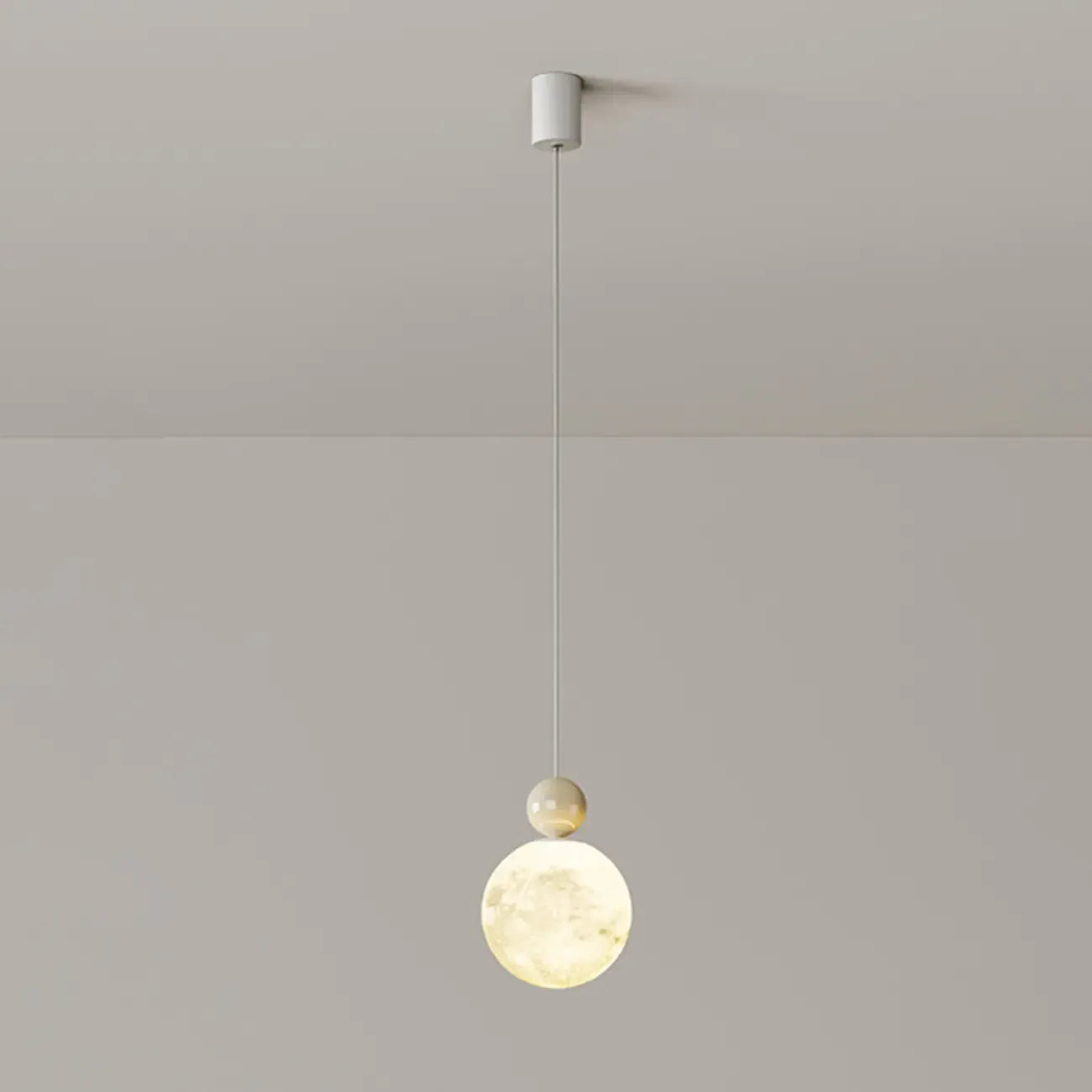 Designer Moon Round Cluster Pendant Light with Beaded Detail for Home Decor