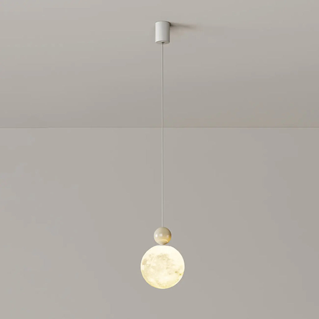 Designer Moon Round Cluster Pendant Light with Beaded Detail for Home Decor