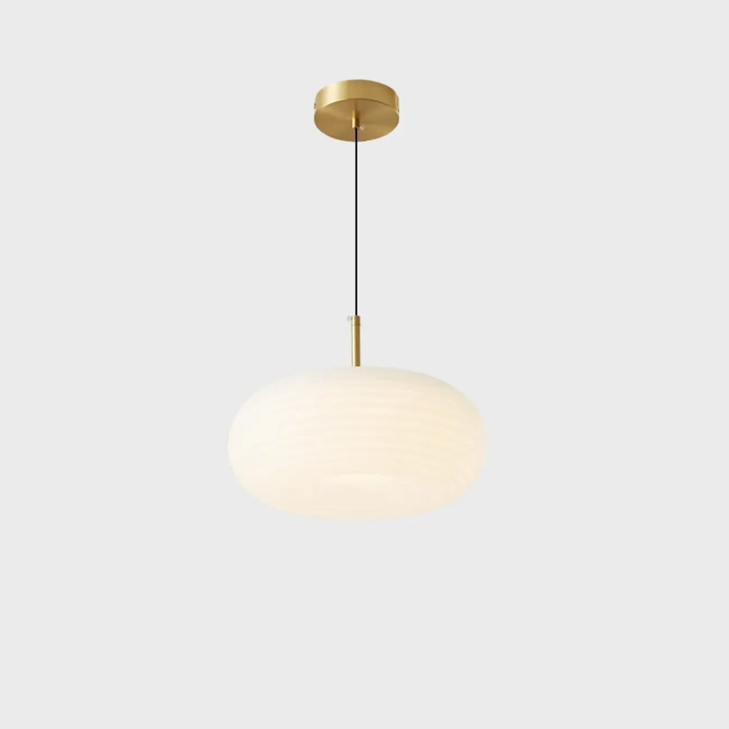 Cream Acrylic Pebble Shape  LED Pendant Light for Living Room
