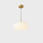 Cream Acrylic Pebble Shape  LED Pendant Light for Living Room