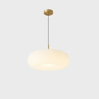Cream Acrylic Pebble Shape  LED Pendant Light for Living Room