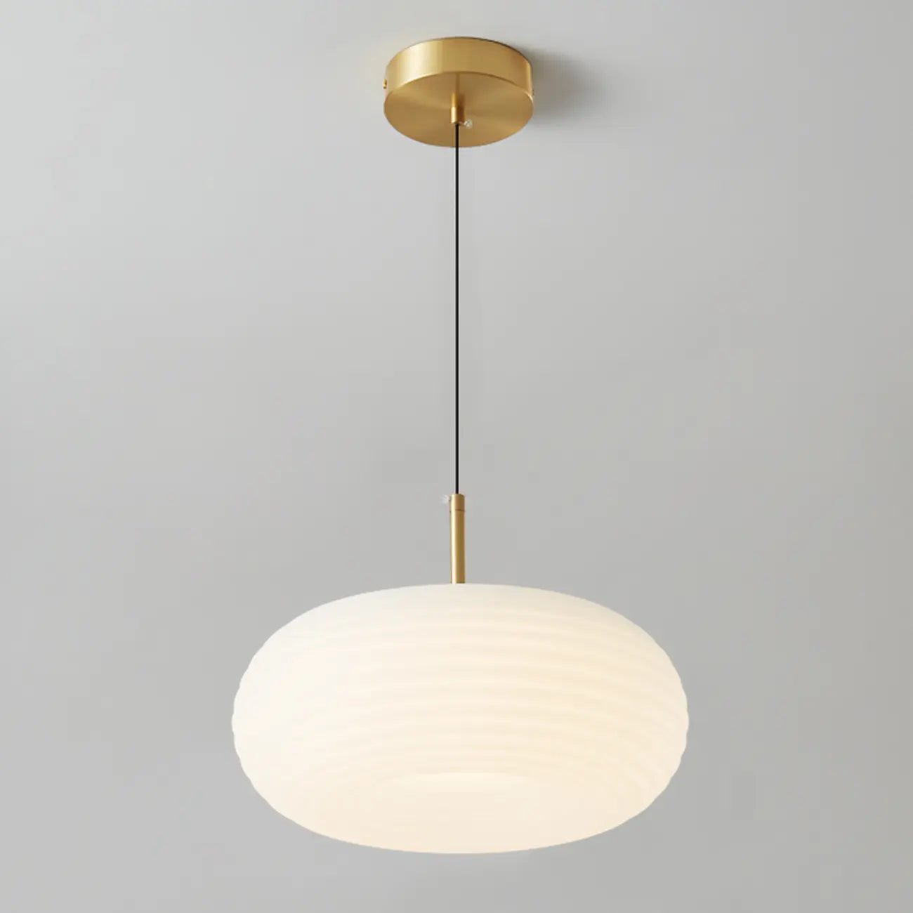 Cream Acrylic Pebble Shape  LED Pendant Light for Living Room
