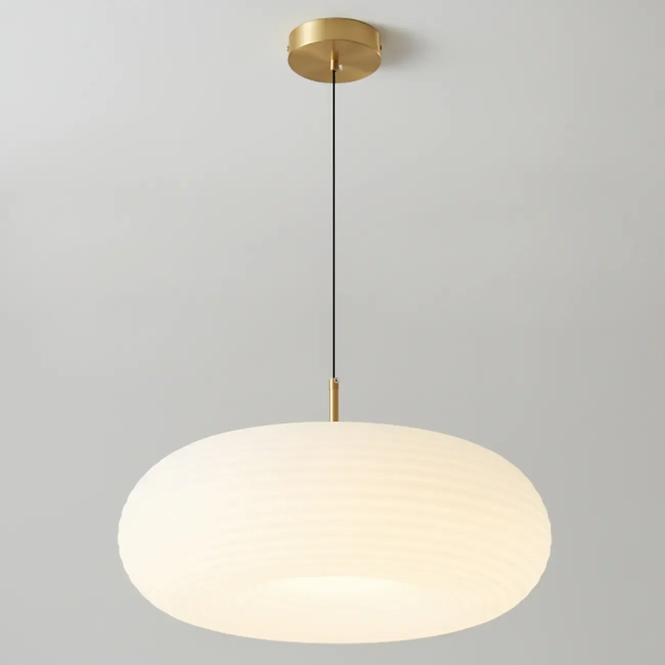 Cream Acrylic Pebble Shape  LED Pendant Light for Living Room
